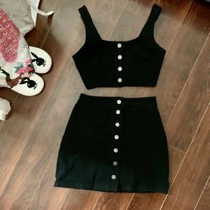 Wilfred Free skirt and bustier set